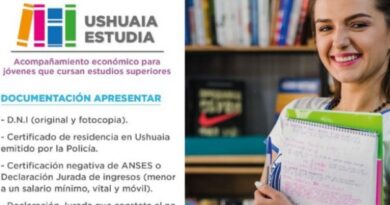 La Municipalidad abre las Inscripciones para el Programa “Ushuaia Estudia”